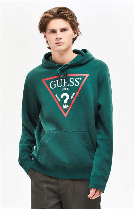 guess factory hoodie men's.